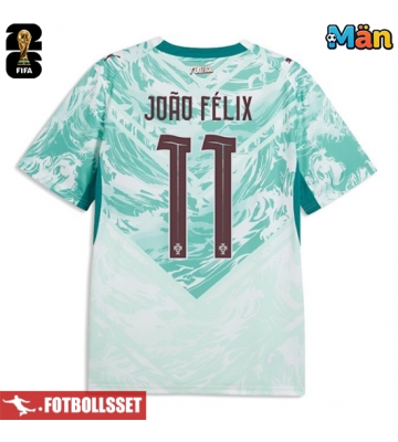 Portugal Joao Felix #11 Bortatröja VM 2026 Kortärmad